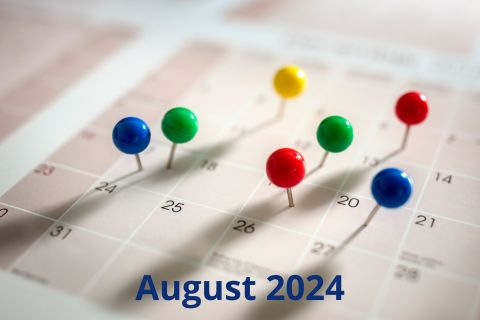 Daňový kalendár - August 2024